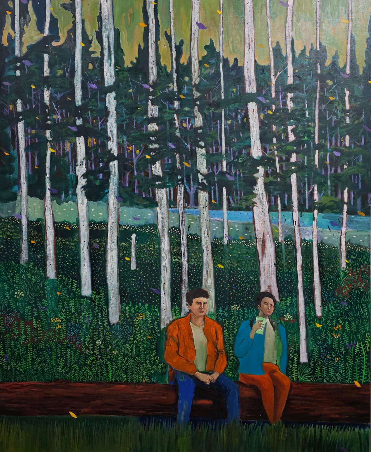 Blossomy. 162 x 130 cm. Oil on canvas. 2024