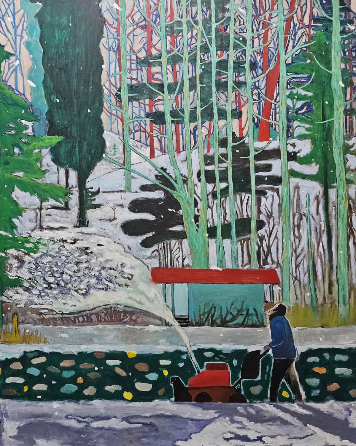 Flutter. 162 x 130cm. oil on canvas. 2024
