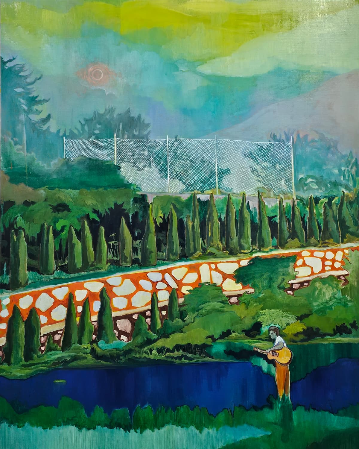 Sing to nature. 162 x 130 cm. Oil on canvas. 2024